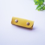 ＊　ハンドルカバー 持ち手カバー　＊　牛革　＊　蒲公英イエロー色　＊