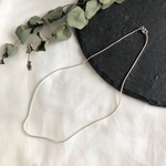 スネークチェーン ステンレス　チョーカーネックレス （細タイプ）