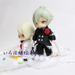 ねんどろいどどーるのお洋服♥コスチューム♥黒王子♥サイドレース