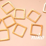 10個＊四角フレームパーツ＊