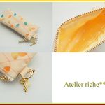◇◆Special Price◆◇　★LIBERTY　Peasholme Park 　ピーショルムパーク　J18C　　中布・内ポケット付きmini×3ポーチ　コインケース　キーケース　USBポーチ