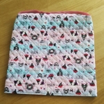 【在庫限り】送料込   33×33〖ずれ防止ゴム2か所付〗プリンセスシルエット.☆.｡.:.+*:ﾟ+｡防災頭巾カバー