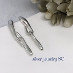 とろ〜り揺れるピアス　silver/シルバー925