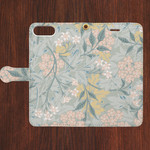 【iphone】ジャスミン William Morris モリス柄 手帳型スマホケース