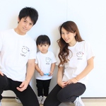 大人サイズ BeHappy 名前入り Tシャツ