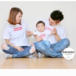 【送料無料】3枚セット レッドブロックロゴ 名前入れ Tシャツ 名前入り 名入れ