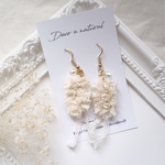 レースとスワロフスキーピアス/イヤリング＊