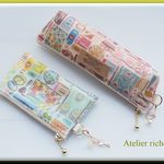 Ｂさまご予約品　★LIBERTY　Forget me nots　2PX　19G　まち付きペンケースSS・19Gmini×2ポーチ