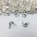 【リュミエラ】 ボールチップ ロジウム 【3.5㎜】エンドパーツ 約100個 ハンドメイド アクセサリパーツ #2150