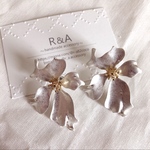 送料無料♡silver♡flower  piece♡大ぶり