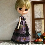 ハロウィン ロングドレス ブライスサイズ 