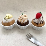 カップケーキのピンクッション