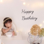 Happy Birthday レターバナー