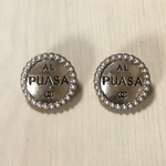 ANTIQUEGOLD PEARL LOGO BUTTON PARTS