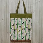 綿麻パンダさん＊A4トートバッグ