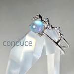 White labradorite.ホワイトラブラドライトリング