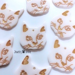 white cat 🐈 4pcs