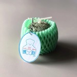 クリアキーホルダー「おすしおいしいだいすきくま」
