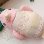 《mika3119様オーダー品》ぬいぐるみ ふわもふっ！ペンギン（ピンク）　