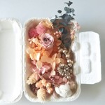 送料無料！！　アンティークピンク　花材　アソート　盛りだくさん　ボリュウーム　人気花材　ハーバリウム　キャンドル　キット　バラ　千日紅　夏休み自由研究　プリザーブドフラワー　