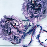 Purple fur-lot2　引き揃え糸