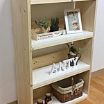 usako-mami様オーダー品　飾り棚付き3段収納棚 （3台）