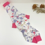 イタグレ服SS スプラッシュ天竺 ロンパース ピンク 犬服