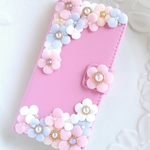 ihotan様オーダー品♡パステル手帳型ケース