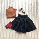 【特集掲載】オシャレな女の子の　フリルギャザースカート