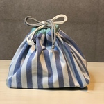 シンプルなお弁当袋 巾着袋