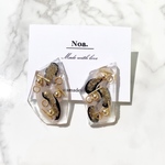 クリア秋ピアス.イヤリング