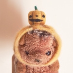 ハリネズミちゃんのハロウィンなお帽子