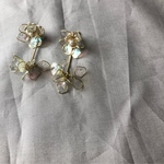 キラキラ✨クリアフラワーのピアス