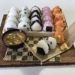 hand made ミニチュア ドールハウス    おにぎりセット