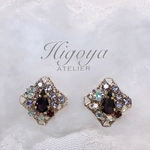 【送料無料】キラキラビジューのピアス