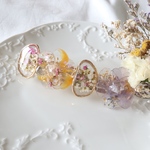 yellow flower<バレッタ>