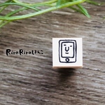 【携帯電話・スマホ】スケジュールはんこ＊10mm角＊ラバースタンプ＊R371