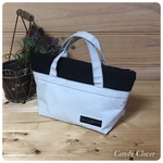 【chizu-hanaさま専用】アッシュグレーL 洗える♪保温保冷 ランチバッグ リップストップ