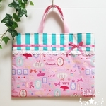 ピンクのバレエ柄　レッスンバッグ♡