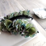 バナナクリップ ■ 紫陽花の花びら ■ アクアグリーン
