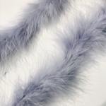 ✳︎48cm✳︎ マラボー marabou フェザー  ライトグレー