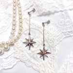 流れるお星さまのイヤリング/ピアス シルバー