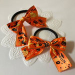 送料無料☆ハロウィン リボンゴム  2個セット
