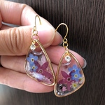押し花ピアス[送料無料]