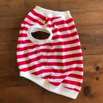 フレブル服 Mサイズ タンクトップ 赤白ボーダー