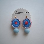【11/18再販】サーカス【刺繍のピアス/イヤリング】