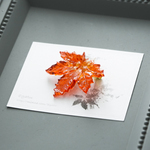 紅葉のブローチ