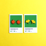 2/14まで500円OFF/Wooden earrings(葉っぱ)