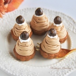 ★新作★ 渋皮栗モンブランのキーホルダー