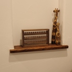 ウォールナットのピアススタンド